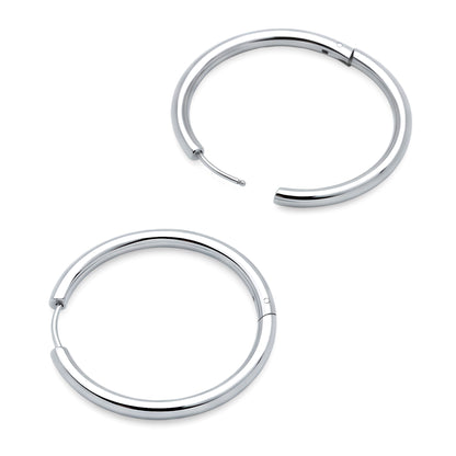 Classic Tube Hoops (Platinum)
