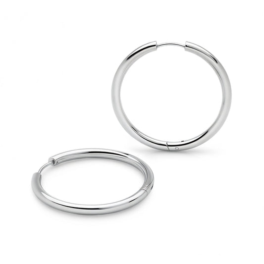 Classic Tube Hoops (Platinum)