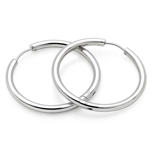 Classic Tube Hoops (Platinum)