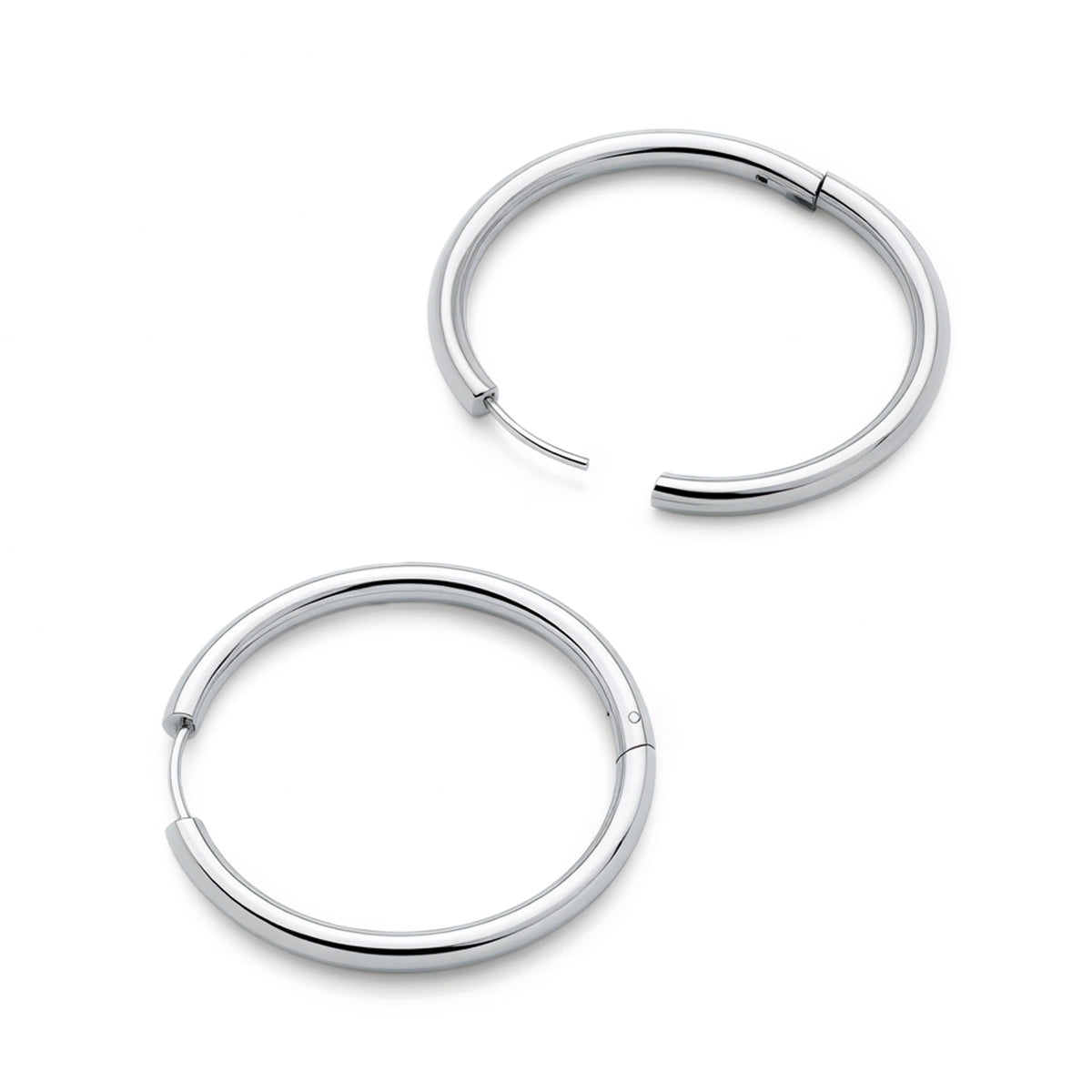 Classic Tube Hoops (Platinum)
