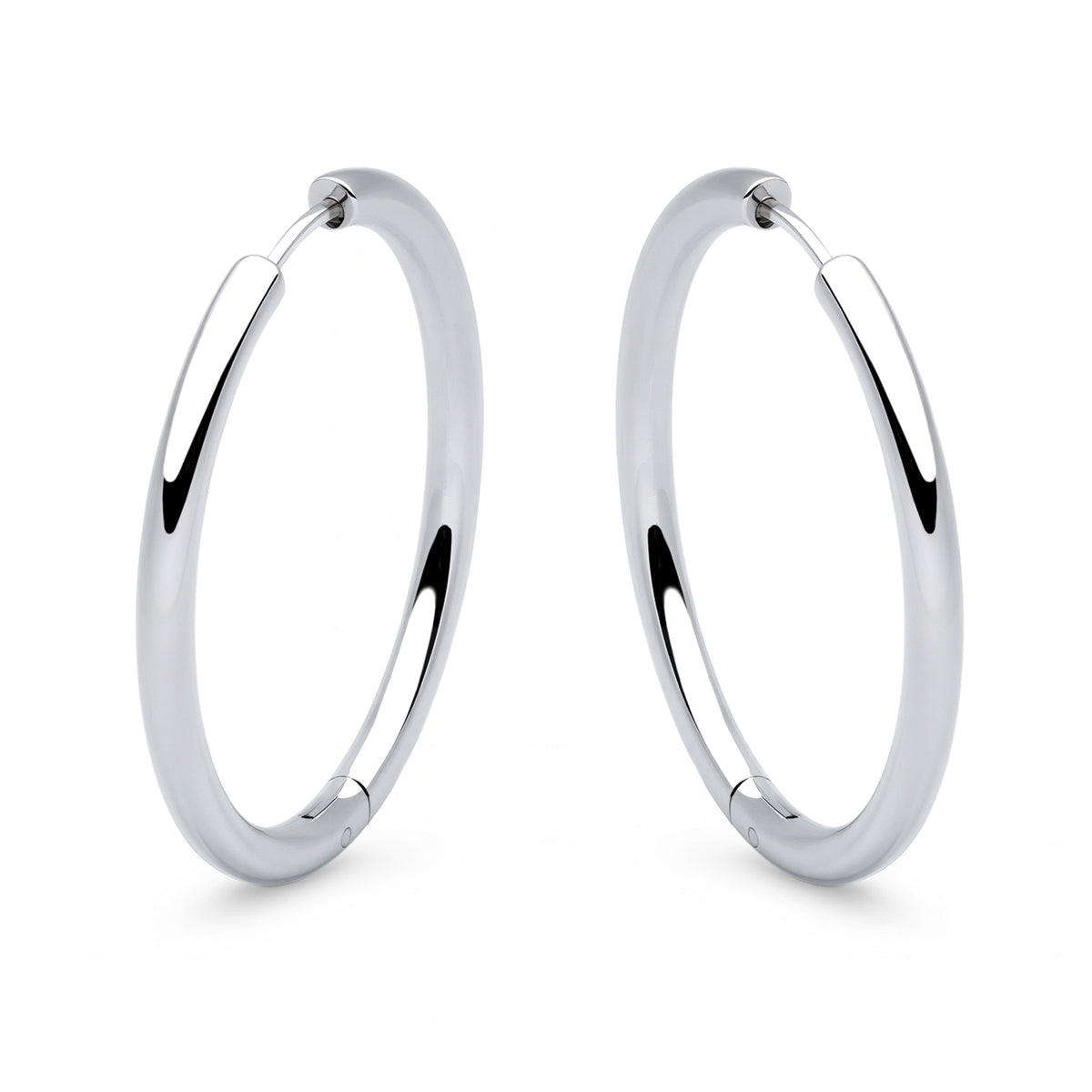 Classic Tube Hoops (Platinum)