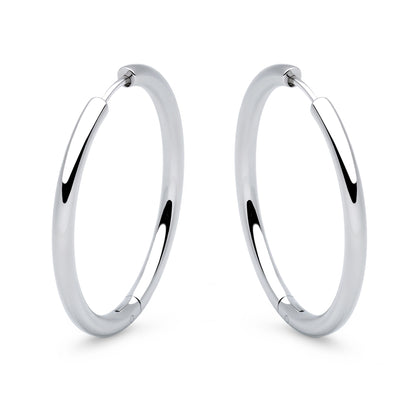 Classic Tube Hoops (Platinum)