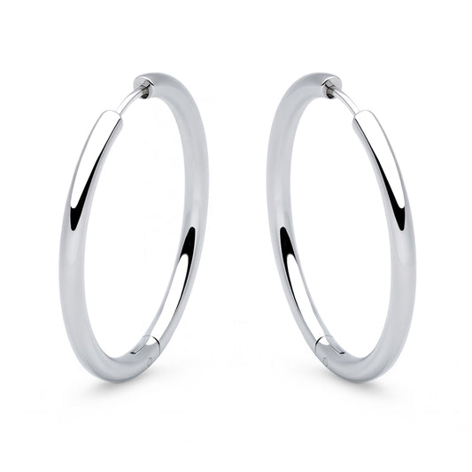 Classic Tube Hoops (Platinum)
