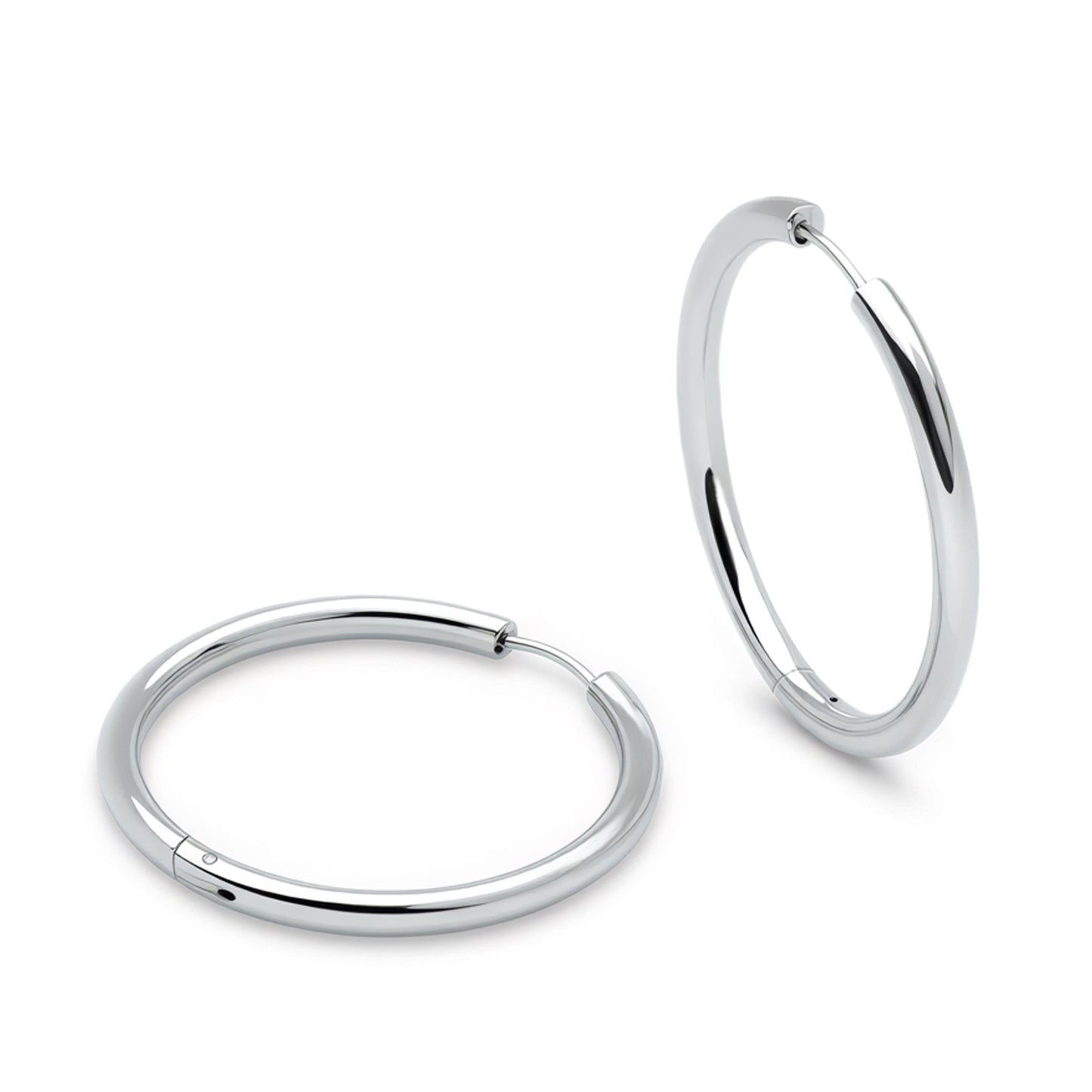 Classic Tube Hoops (Platinum)