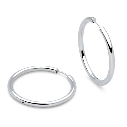 Classic Tube Hoops (Platinum)