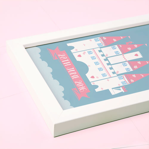 Princess Castle Personalised Framed Print