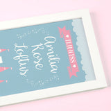 Princess Castle Personalised Framed Print
