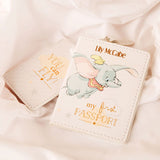 Personalised Dumbo My First Passport Holder and Luggage Tag Set