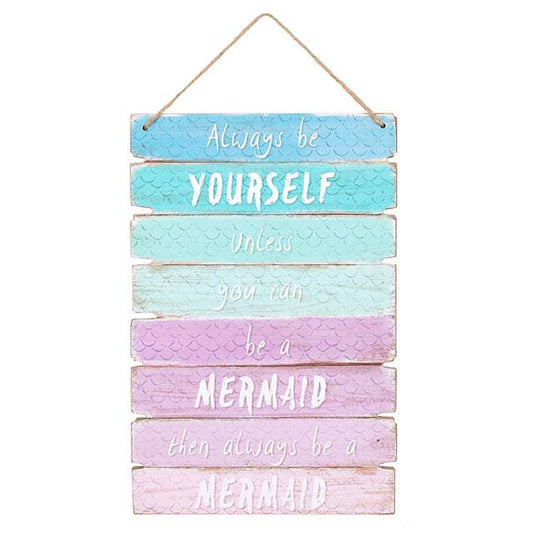 Mermaid Wooden Plaque