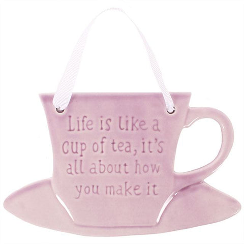 Ceramic Tea Cup Decoration