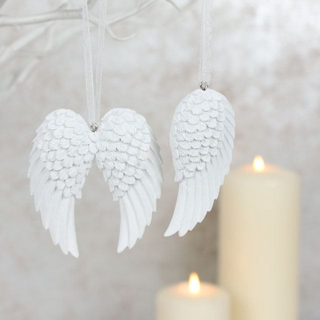 Double Angel Wing Hanging Decoration