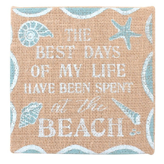 Hessian Beach Plaque