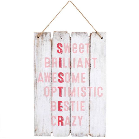 Sister Hanging Sign