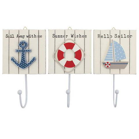 Nautical Theme Coat Hooks