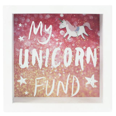 My Unicorn Fund Framed Money Box